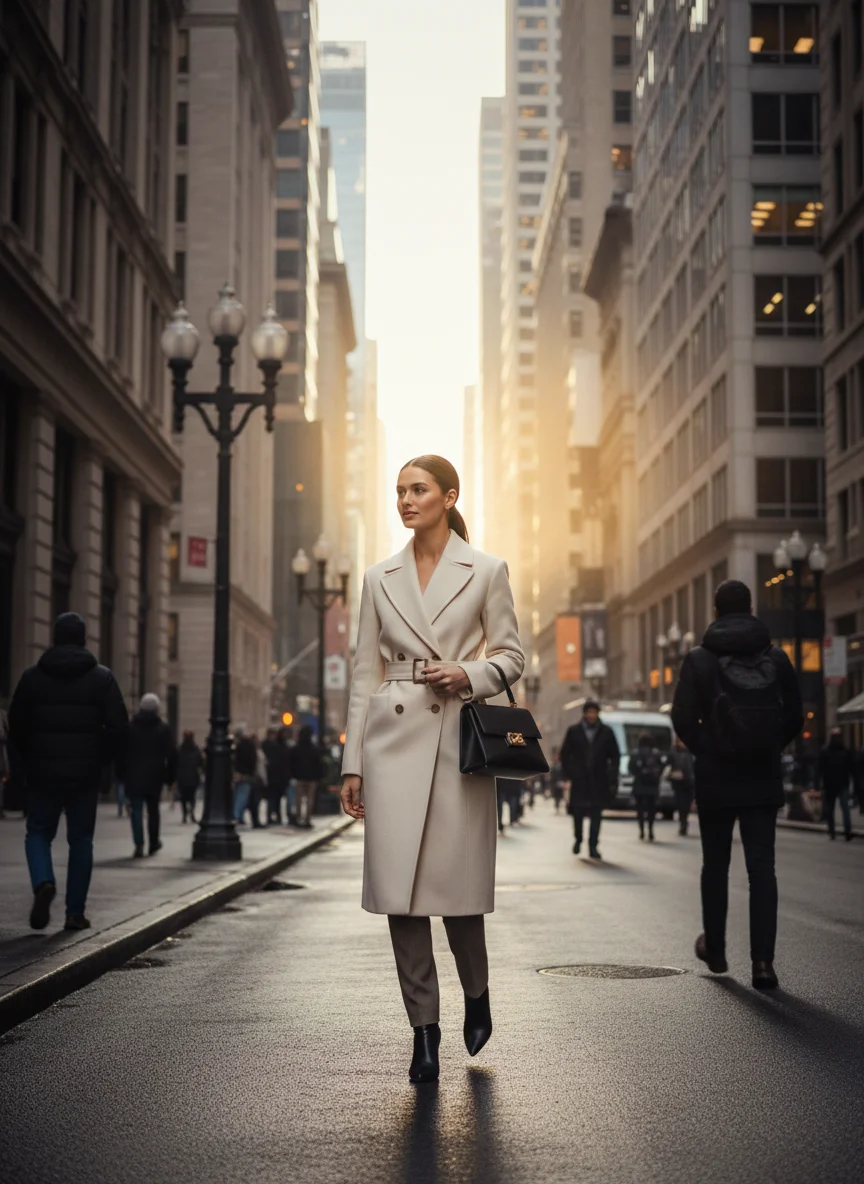 Belted Wool Coat