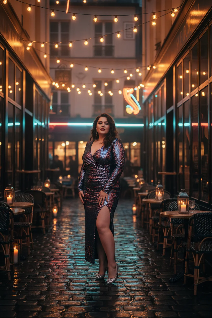 Sequin Date Night Outfit