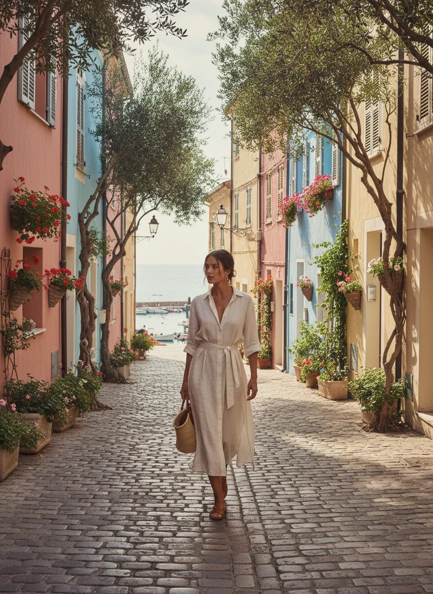 Linen Shirt Dress