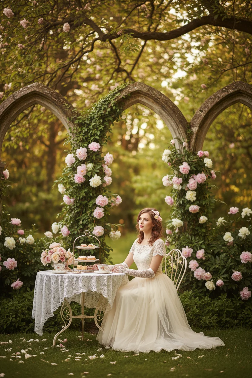 Tulle Skirt Tea Party Outfit