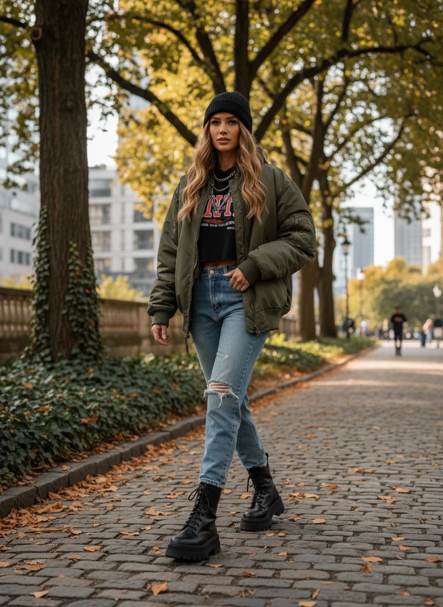 Chunky Combat Boots