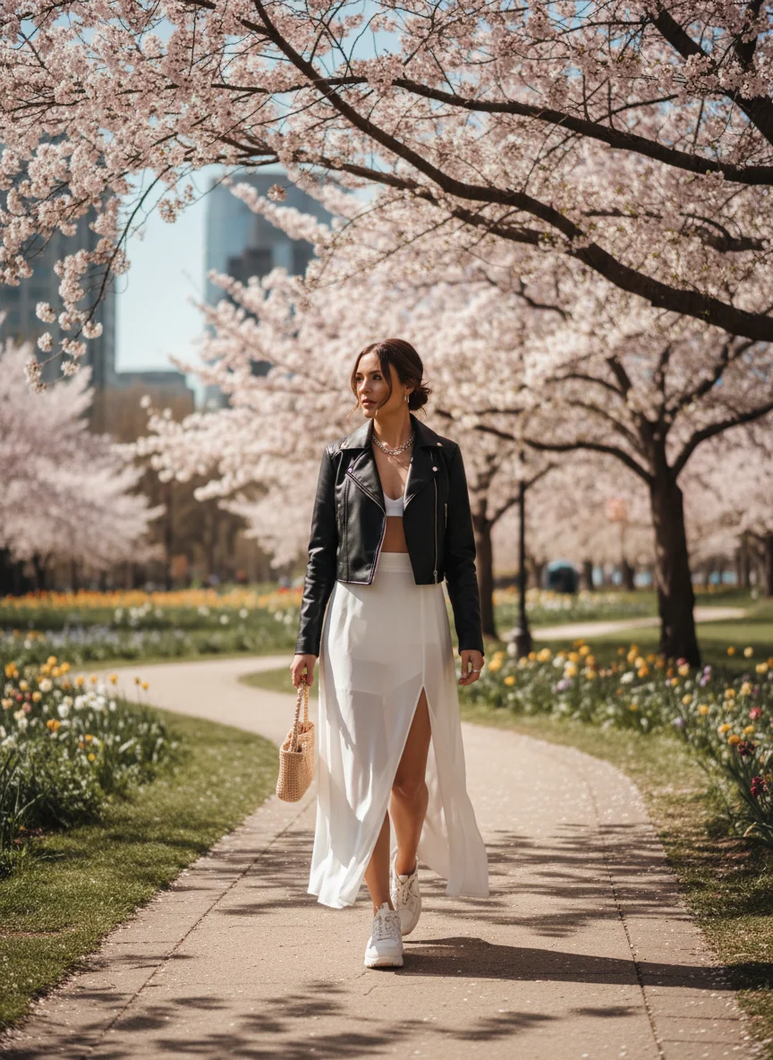 Sheer Maxi Skirt