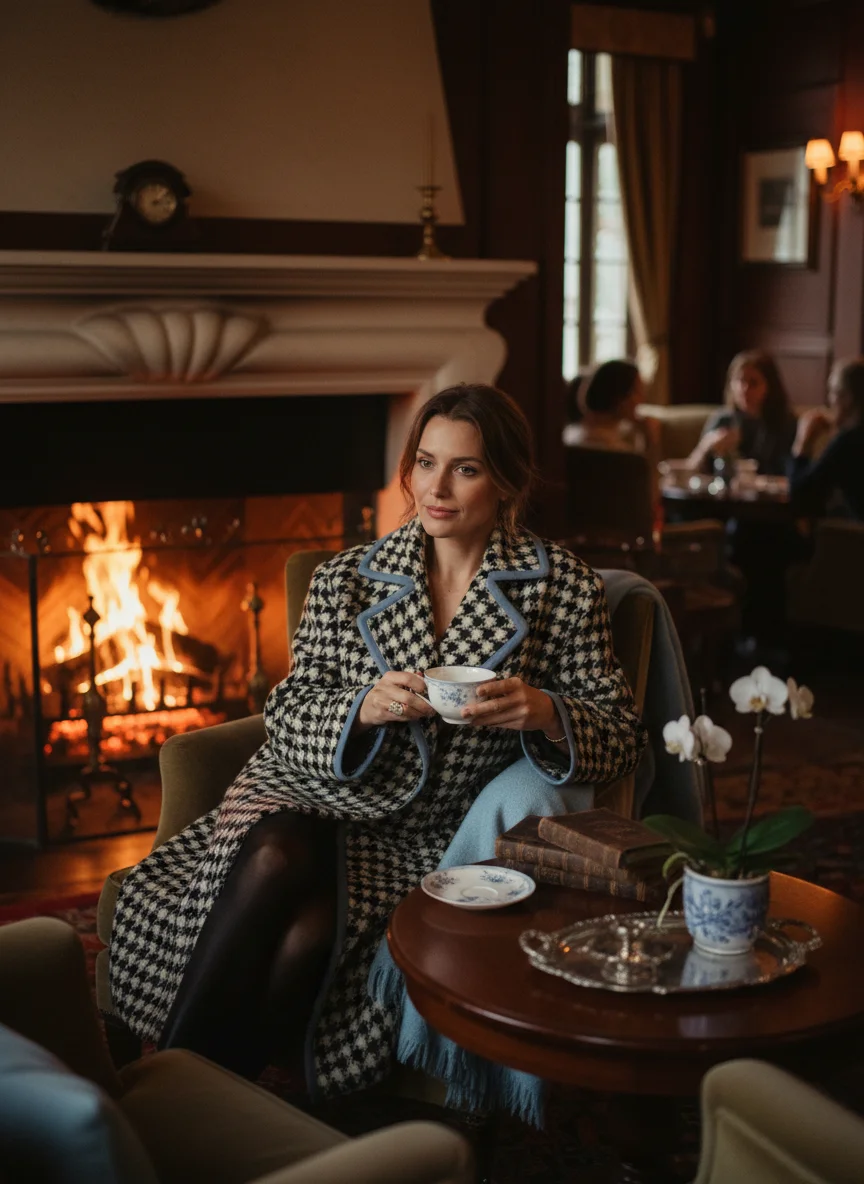 Houndstooth Coat
