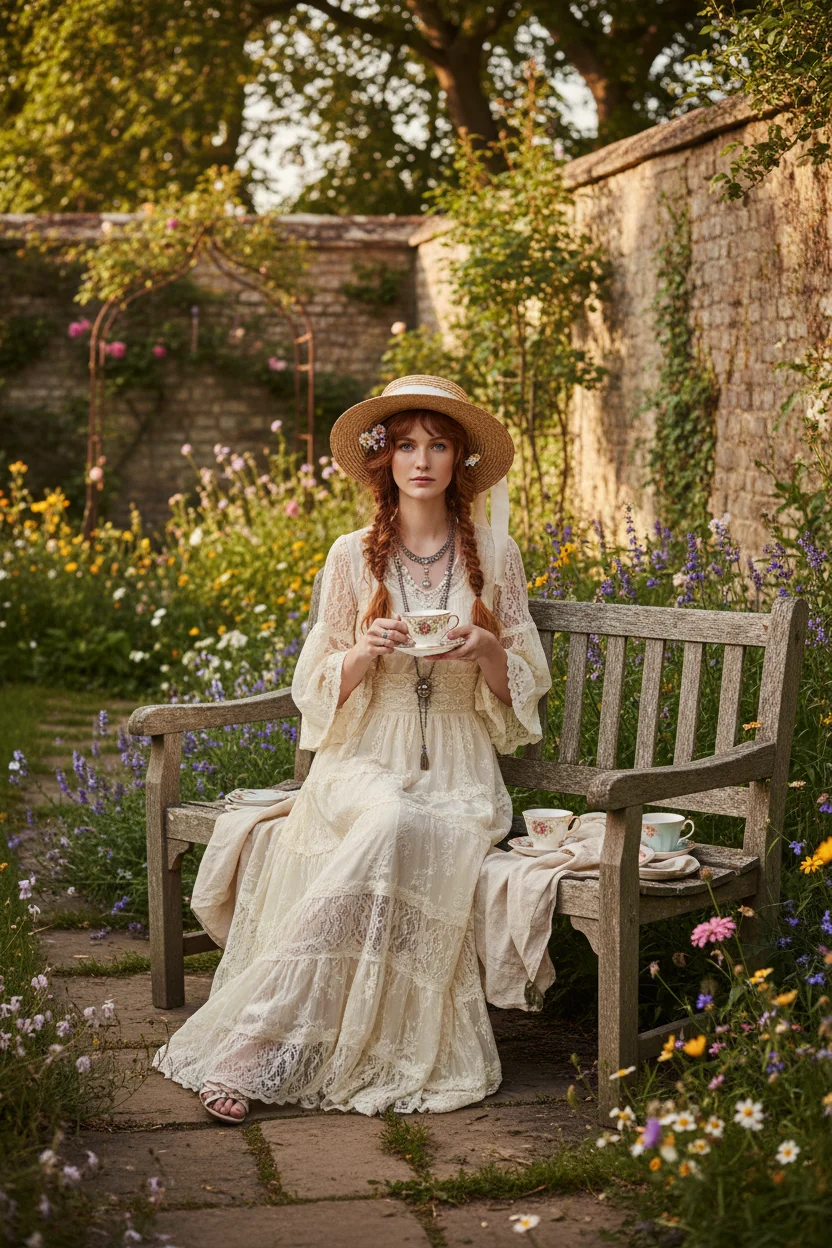 Boho Chic Tea Party Outfit