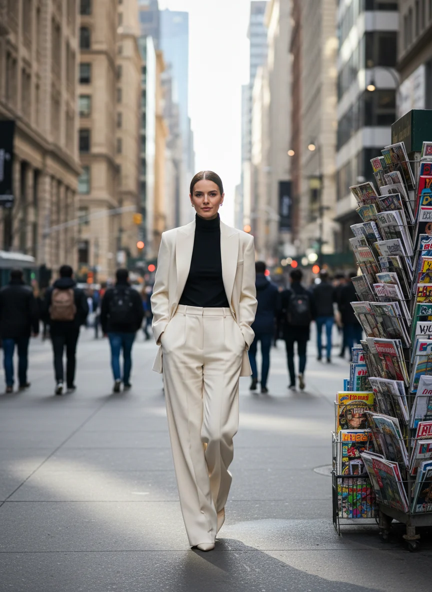 Wide Leg Trousers