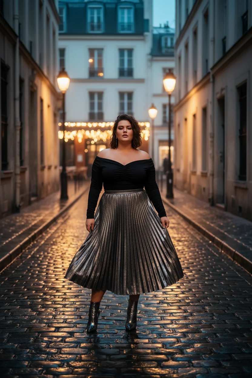 Metallic Skirt