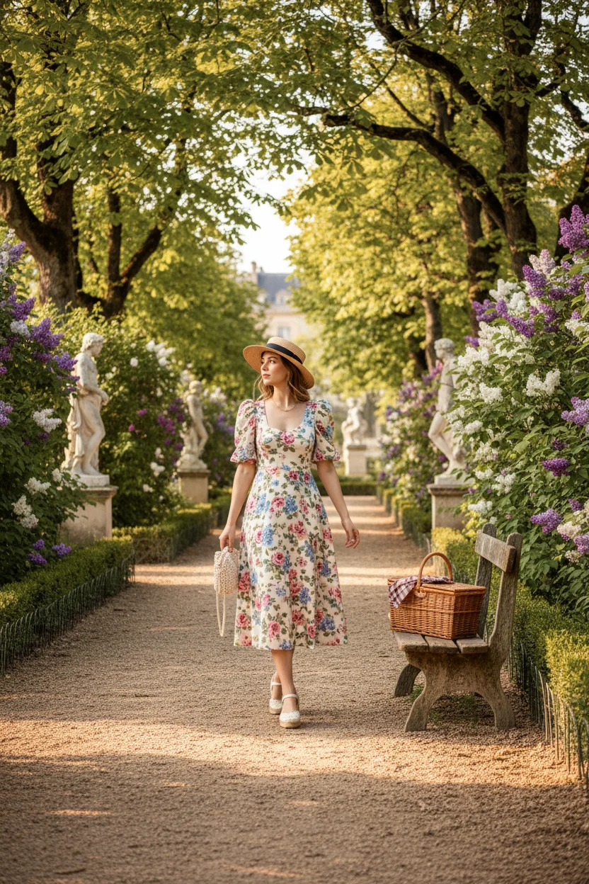Floral Midi Dress