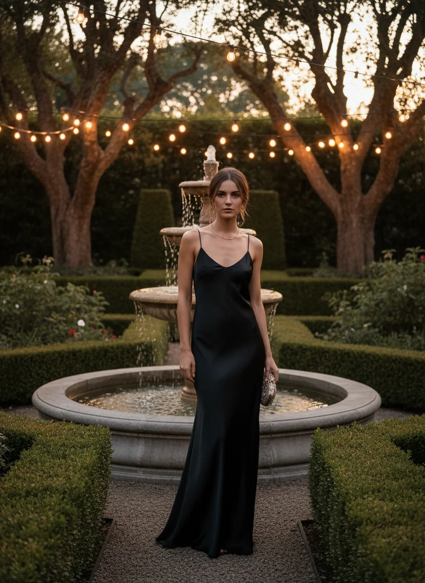 Black Slip Dress